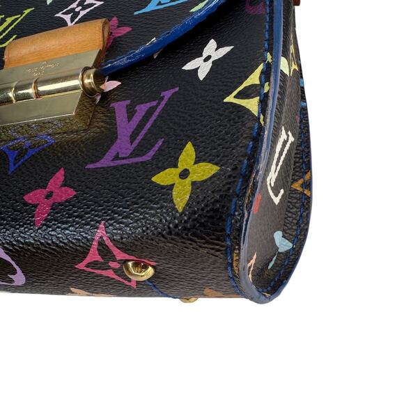 Louis Vuitton Multicolor Heartbreaker Bag Monogram Crossbody Vintage Black LV - Picture 15 of 16